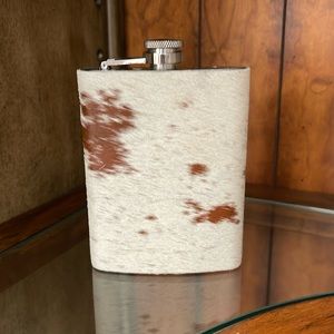 Myra- Stainless Steel Hair-On Flask